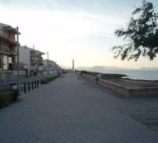 Strandpromenade nach Can Picafort