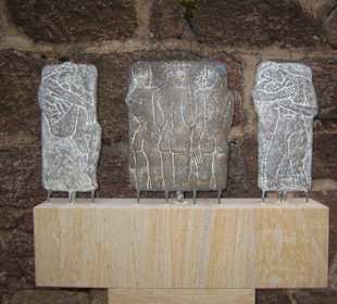 Skulpturen auf der Wartbug.