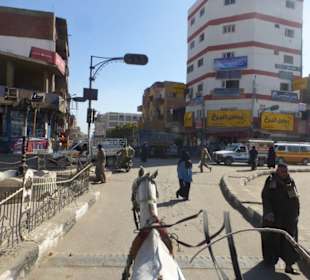 Kutschfahrt durch Edfu Ägypten