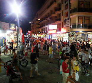 Nachts auf der Promenade