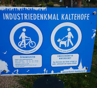 Öffnungszeiten der Wasserkunst Kaltehofe