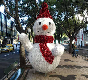 Weihnachsdeko in Funchal