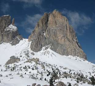 Skifahren Wolkenstein Sella ronda