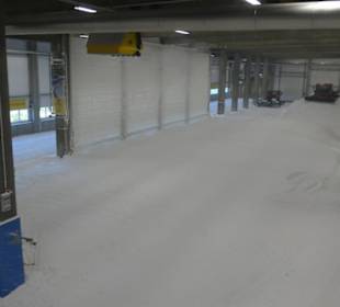 Die LOTTO Thüringen Skisport-HALLE bei ca. - 3 °C