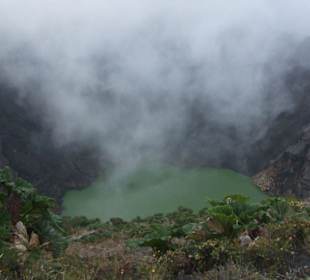 Vulkan Irazu Kratersee