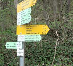 Wanderung rund um das Rusenschloss Gerhausen