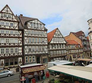 Marktgeschehen auf dem Marktplatz