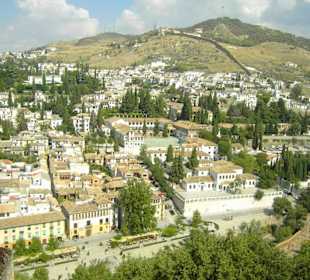Blick vom der Alhambra