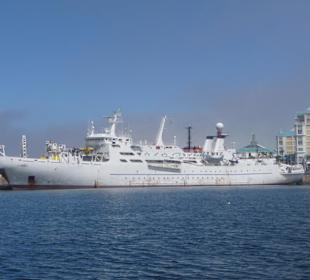 Kabelverlegeschiff Hafen Kapstadt