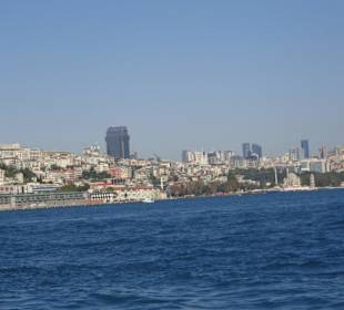 Blick auf Skyline von Istanbul