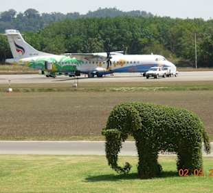 Flughafen-Trat,Flug von BKK nach Trat