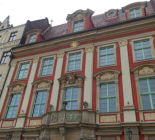Am Rynek, dem Ring / Marktplatz in Wrocław