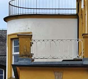 Der Balkon am Haupthaus