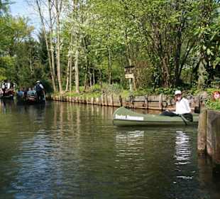 Kahnfahrt durch den idyllischen Spreewald