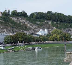 Staatsbrücke / Salzach/ Mönchsberg
