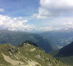 Herrlicher Ausblick beim Bergwandern