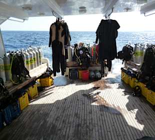 Tauchdeck auf der Mondy