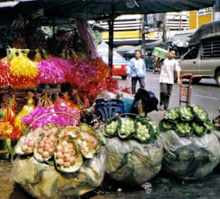 Blumenmarkt in Bangkok