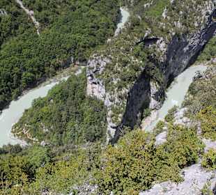  Zusammenfluss der Flüsse Verdon und Artuby