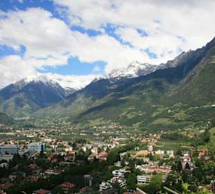 Ausblick auf Meran