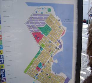 Eine Übersichstafel von "Playa de Arinaga" !