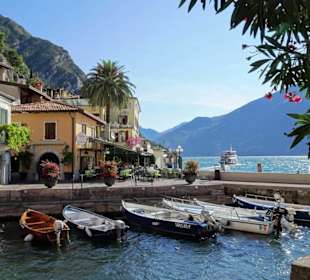 Impressionen aus dem alten Hafen von Limone