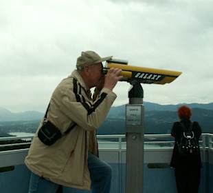 Mit dem Fernrohr gute Sicht