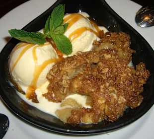 Crumble als Nachspeise ein Muss