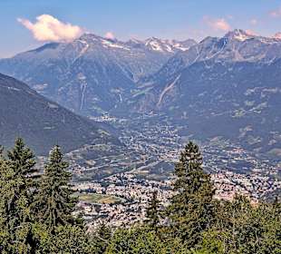 Blick von St. Kathrein nach Meran