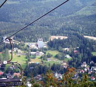 Blick von der Seilbahn