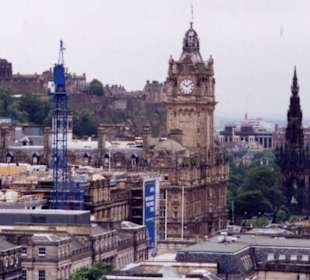 Blick auf Edinburgh