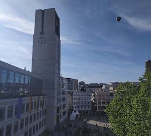 Blick von der Dachterrasse