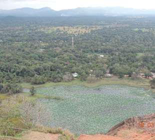 Rundblick vom Sigiriya Felsen