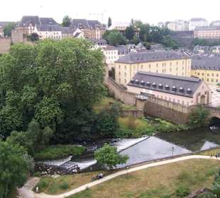 Blick auf den "Grund" mit dem Neumünster