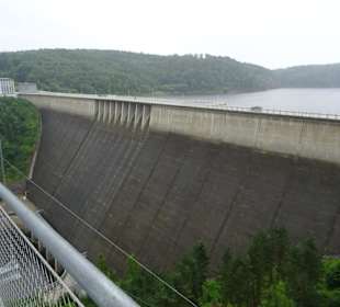 Blick auf die Staumauer Rappbode