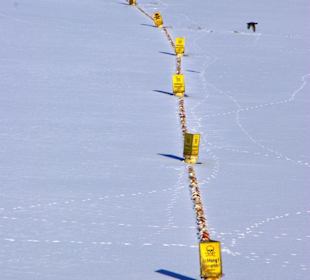 Der Stausee im Winter ein Traum