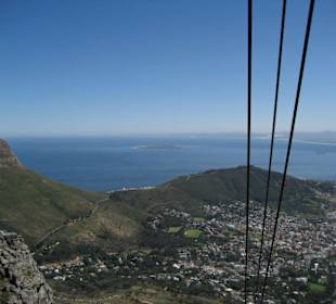 Tafelberg, Blick auf Kapstadt