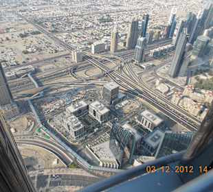 Aussicht vom Burj Khalifa