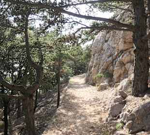 Wanderung von Baška hoch zum Mondplateau