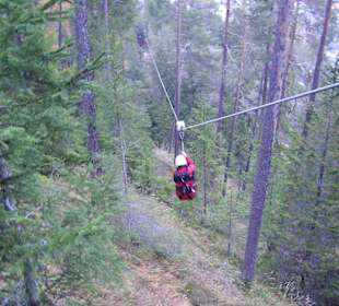 ZipLine Adrenalin - mit Volldampf bergab