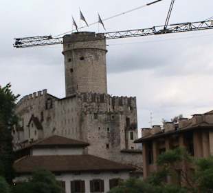 Castello del Buonconsiglio in Trient vom Hotel aus