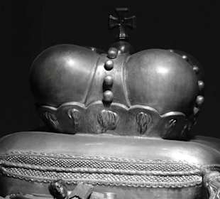 Blick auf Sarkophage