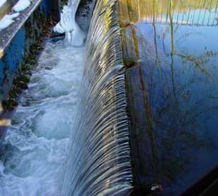 Der Stausee im Winter ein Traum