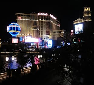 Las Vegas in der Nacht