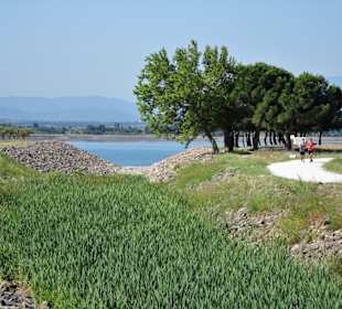 Rundweg um den Lac de Villeneuve-de-la-Raho