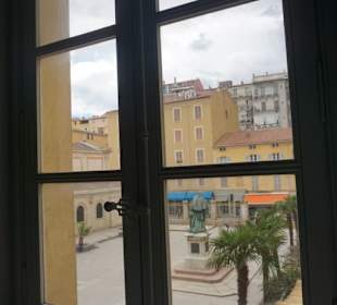 Blick aus dem Museum 