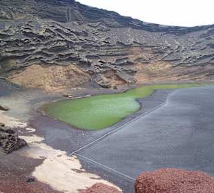 El Golfo der grüne See (Lagune)
