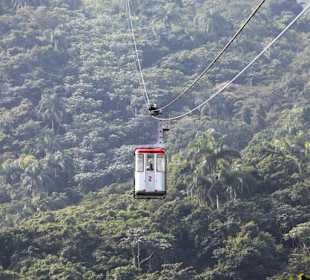 Seilbahn auf den Hausberg von Puerto Plata