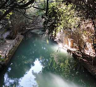 Rodini park u města Rhodos