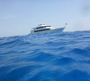 Boot aus der Entfernung